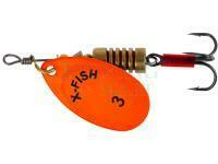 Spinner X-Fish Stark #3 6g - Nikel UV orange