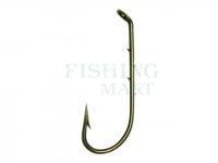 MUSTAD BEAK 92665-GOLD C.-LONG SHANK-SPECIAL BEND-SIZE 4-FORGED-RINGED-140 COUNT 
