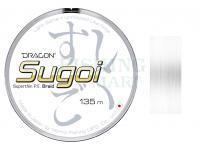 Braided Line Dragon Sugoi Superthin P.E. Braid White 135m 0.044mm