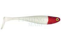 Soft Bait Delalande Zand Fat Shad 10cm 8g - 061 Blanc Tête rouge