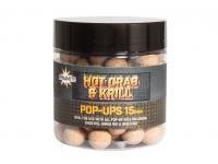 Przynęty Dynamite Baits Hot Crab & Krill Pop-Ups - 15mm
