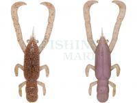 Gumy Fish Arrow Freerig Shrimp 2.6 inch - Light Green Pumpkin Pink (two-tone)