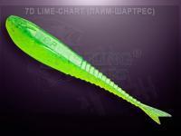 Przynęty miękkie Crazy Fish Glider 120mm - 7D lime-chart | Squid