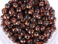 Główki wolframowe Hends Tungsten Plus Marbre - BLACK / UV FLUO ORANGE