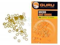 approx Fishing tackle Guru Micro 4mm Bait Bands 100pk 