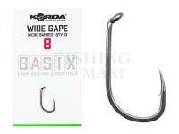 Haczyki Korda Basix Wide Gape Barbed - #8