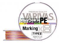 Plecionka Varivas High Grade PE X8 Marking Edition Type 2 Multi-color 150m 37lb #2.0