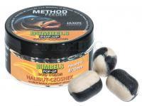 Jaxon Dumbels Duo Color Pop-Up Method Feeder 30g 8/10mm - Halibut-Garlic