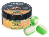 Jaxon Dumbels Duo Color Pop-Up Method Feeder 30g 8/10mm - Marzipan-Honey