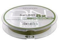 Braided Line Dragon No Limit 8X-Braid Camo Green 150m - 0.12mm