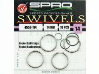 SPRO Kółka łącznikowe Nickel Splitrings