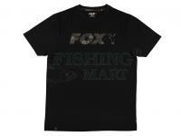 FOX Black Camo Chest Print T-Shirt