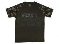 FOX Camo Khaki Chest Print T-Shirt