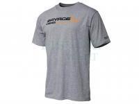 Koszulka Savage Gear Signature Logo T-Shirt Grey Melange - M