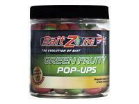 Kulki BaitZone Pop-Ups 250ml 12 & 15 mm - Green Fruity o aromacie owocowym