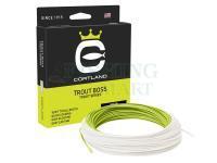 Cortland Fly lines Trout Boss Trout Series Floating Chartreuse White
