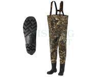 Wodery z butami Prologic MAX5 Taslan Chest Boot Foot Cleated Camo - XL | 44/45-9/10