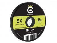 Cortland Nylon Tippet Clear 50yd 46m | 4.2lb 1.9kg | 6X 0.005in 0.127mm