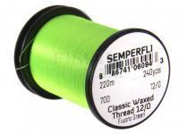 Nić Semperfli Classic Waxed Thread 12/0 240 Yards - Fluoro Green
