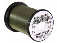 Semperfli Classic Waxed Thread 12/0 240 Yards - Olive Dun