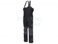 Trousers Savage Gear WP Performance Bib&Brace Black Grey - XXL