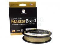Braided line Cortland Master Braid 150 yds Bronze 5lb | .004 in | .102 mm