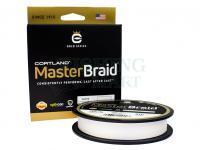 Braided line Cortland Master Braid 150 yds White 10lb | .006 in | .152 mm