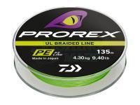 Plecionka Prorex UL Finesse Braid Chartreuse 135m #0.6PE 0.08mm