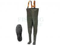 Prologic Avenger Chest Waders Green Cleated - M | EU: 40/41 UK: 6/7