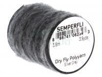 Przędza Semperfli Dry Fly Polyyarn 3.6m 3.9yds - Silver Grey