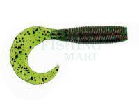 Soft Bait Gary Yamamoto Single Tail 4" - 208 Watermelon w/ lg black, sm red