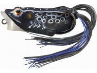 Hard Lure Live Target Hollow Body Frog Popper 6.5cm 14g - Black/Black