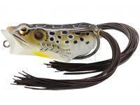 Hard Lure Live Target Hollow Body Frog Popper 6.5cm 14g - Tan/Brown