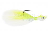 Lure Mustad Big Eye Bucktail Jig 3.5g 1/8oz - Chartreuse-White