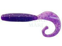 Soft Bait Reins Fat G-Tail Grub 2 inch - 567 Lilac Silver & Blue Flake
