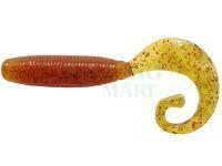 Soft Bait Reins Fat G-Tail Grub 3 inch - 566 Motor Oil Red Flake
