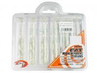 Soft bait Reins Fat Rockvibe Shad 4 inch - B14 Legend Takata White