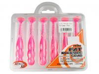 Soft bait Reins Fat Rockvibe Shad 4 inch - B30 Clear Pink