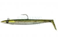 Soft bait Savage Gear Sandeel V2 12cm 22g 2+1pcs - Green Silver