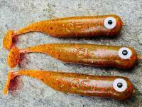 Przynęty miękkie Great Fish GF1 49mm 1g - bezzapachowy - motor oil red