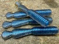 Soft Baits Great Fish GF2 Leech 60mm 1.8g - no scent - blue pearl