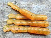 Soft Baits Great Fish GF2 Leech 60mm 1.8g - no scent - curry