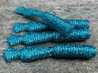 Soft Baits Great Fish GF2 Leech 60mm 1.8g - no scent - glitter blue