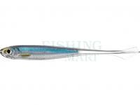 Soft Baits LiveTarget Ghost Tail Minnow Dropshot Bait 9.5cm - Silver/Blue