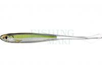 Soft Baits LiveTarget Ghost Tail Minnow Dropshot Bait 9.5cm - Silver/Green