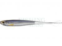 Soft Baits LiveTarget Ghost Tail Minnow Dropshot Bait 9.5cm - Silver/Smoke