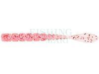 Soft Baits Mustad AJI Worm Fla-Fla 2" 5cm - Clear Red Glitter