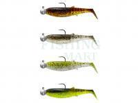 Soft Baits Savage Gear Cannibal Shad Mix 10cm 9G+10G #3/0 | 4+4PCS - Clear Water Mix: Holo Baitfish, Motor Oil UV, Ice Minnow, Chartreuse Pumpkin