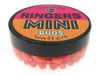 Ringers Chocolate Orange Duos Wafters Mini 8x5mm - Orange and Pink