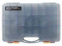Pudełko na przynęty Savage Gear Lurebox 2 Sided Smoke Large | 29.5 x 20.5 x 6.2cm
